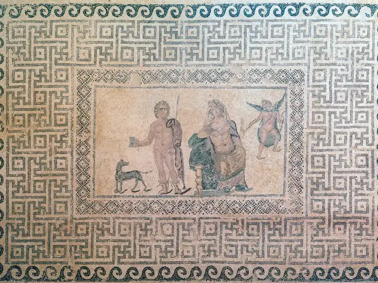 Mosaic in the House of Dionysus, Paphos Archaeological Park