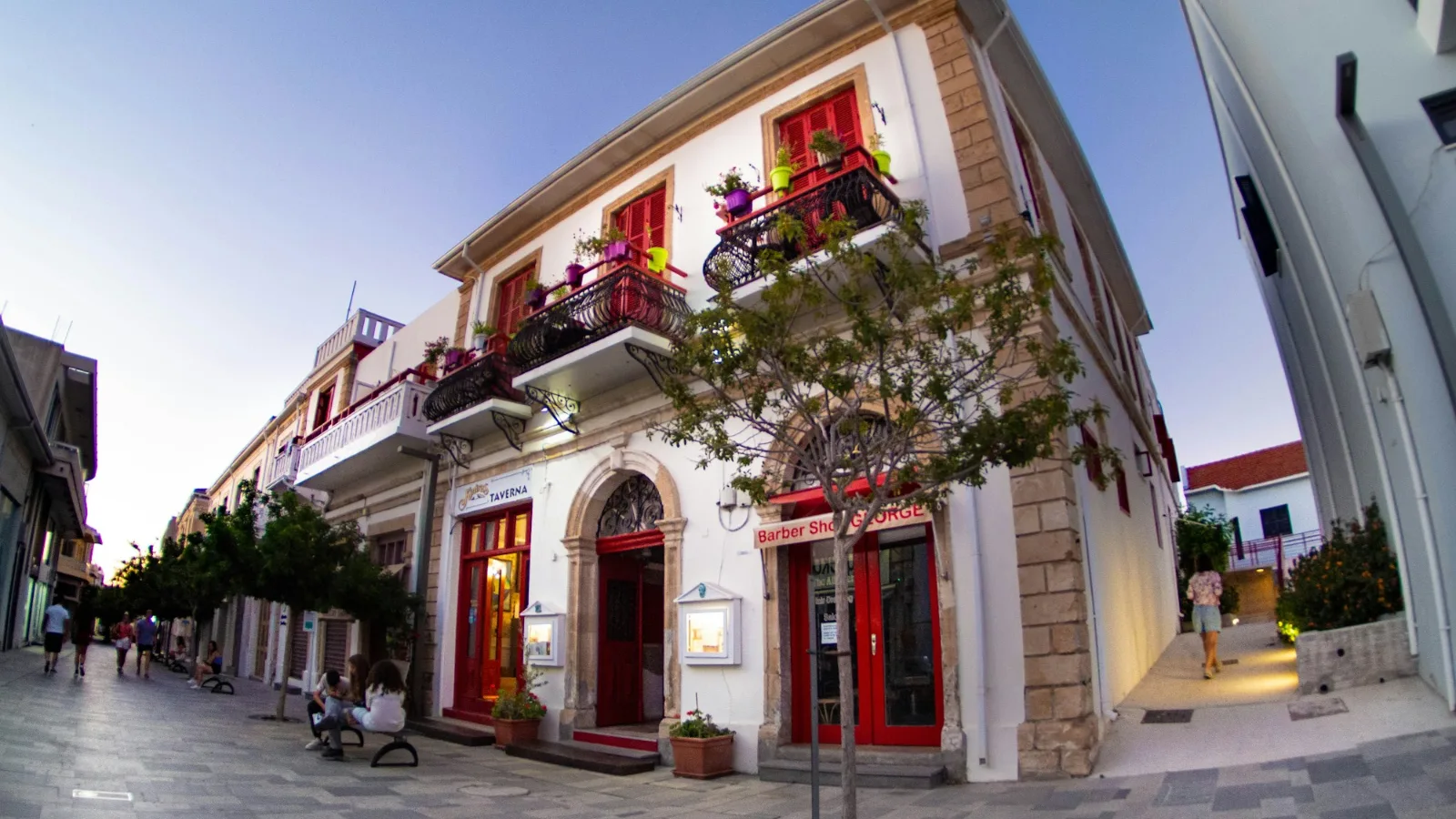 Historisches Gebäude in der Altstadt von Paphos (Ktima), Zypern